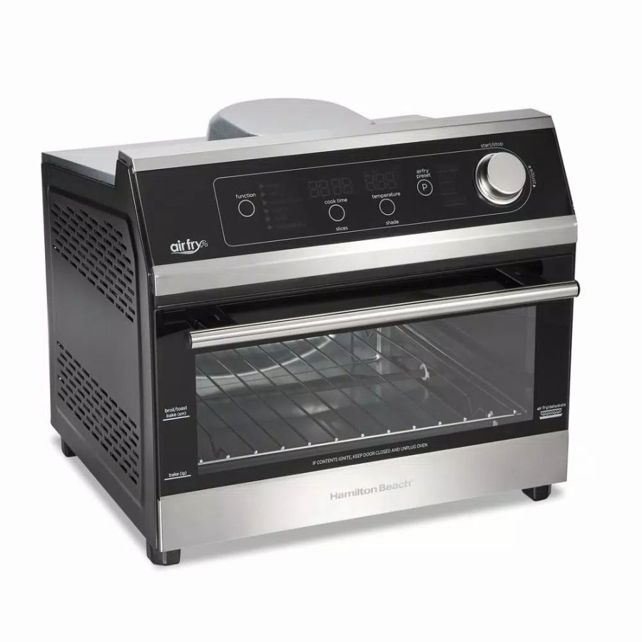 * Toasters | Toasters Hamilton Beach 1800 W 6-Slice Black Digital Air Fry Toaster Oven