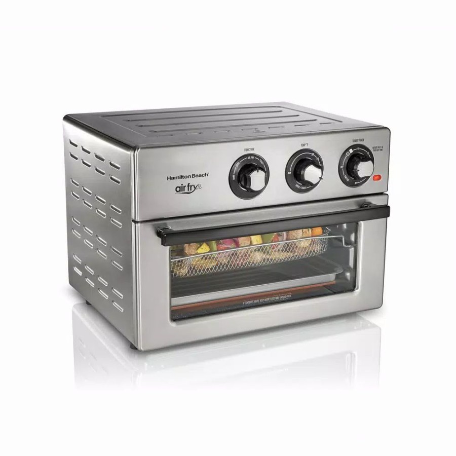 * Toasters | Toasters Hamilton Beach Air Fry 1800 W 6 Slice Stainless Steel Countertop Oven With 6 Cooking Functions