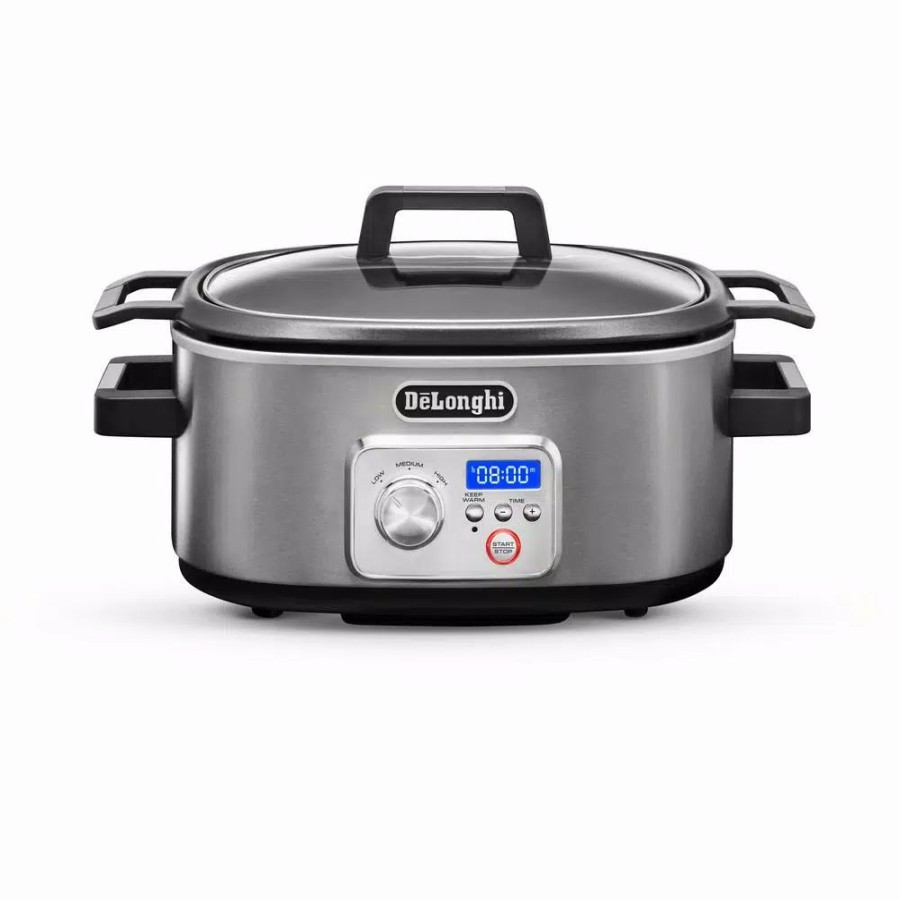 * Cookers | Cookers Delonghi Livenza 6 Qt. Programmable Slow Cooker With Stovetop-Safe Pot