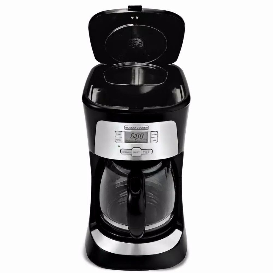 * Coffee Makers | Coffee Makers Black+Decker 12-Cup Programmable Stainless Steel Drip Coffee Maker With Glass Carafe