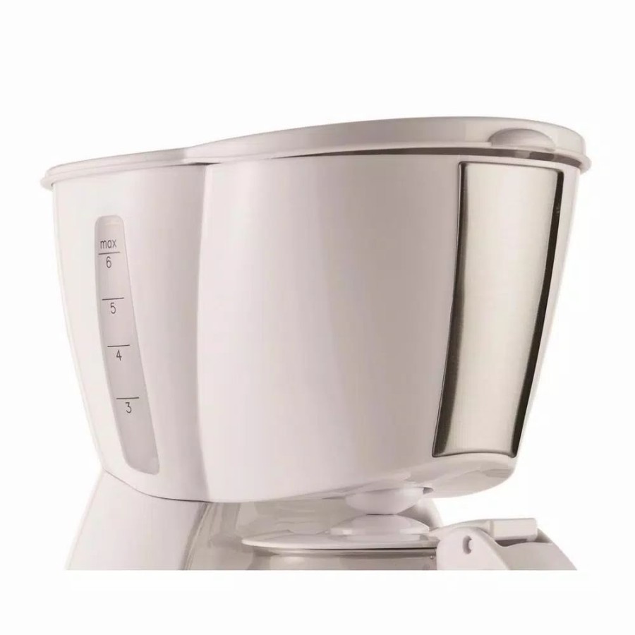 * Coffee Makers | Coffee Makers Brentwood Appliances 4-Cup White Coffee Maker And 2-Slice White Toaster