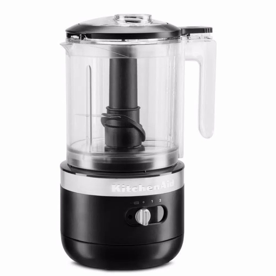 * Food Processing | Food Processing Kitchenaid Cordless 5-Cup Black Matte Food Chopper