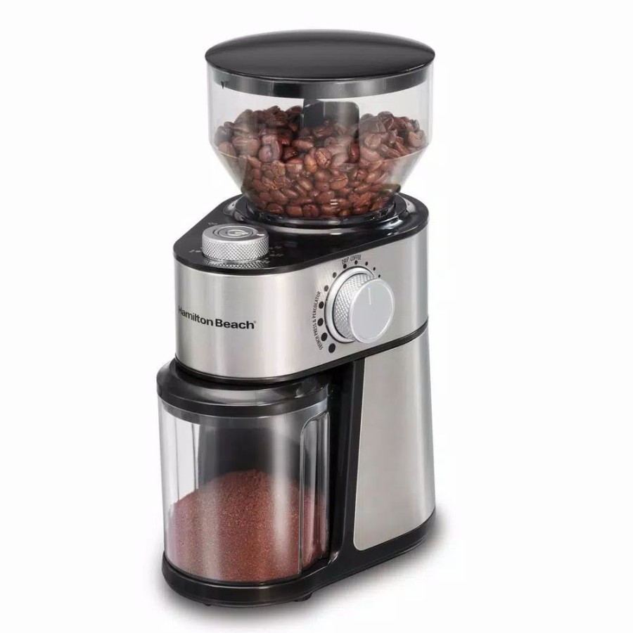 * Coffee Makers | Coffee Makers Hamilton Beach 16 Oz Stainless Steel Burr Coffee Grinder