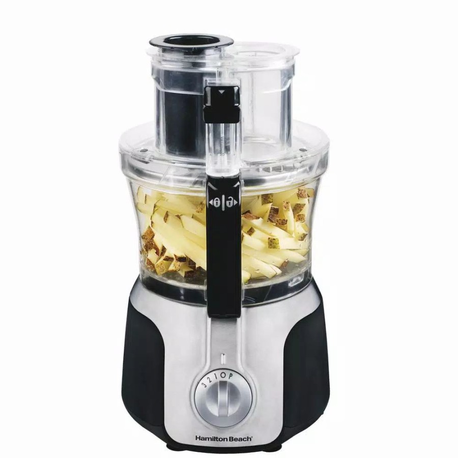 * Food Processing | Food Processing Hamilton Beach Big Mouth Deluxe 14-Cup Grey-Black Food Processor