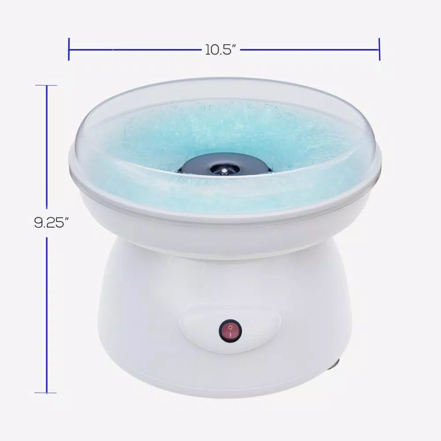 * Dessert Makers | Dessert Makers Chef Buddy White Countertop Cotton Candy Machine