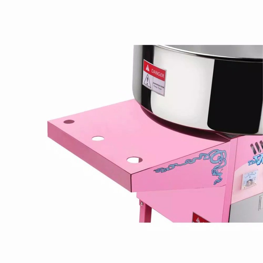 * Dessert Makers | Dessert Makers Great Northern Vortex Commercial Pink Cotton Candy Machine And Cart