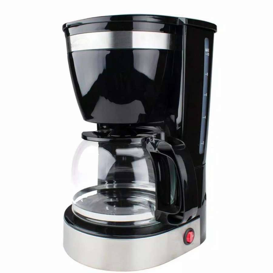 * Coffee Makers | Coffee Makers Brentwood Appliances 10-Cup Black Coffee Maker