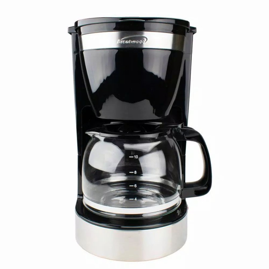 * Coffee Makers | Coffee Makers Brentwood Appliances 10-Cup Black Coffee Maker