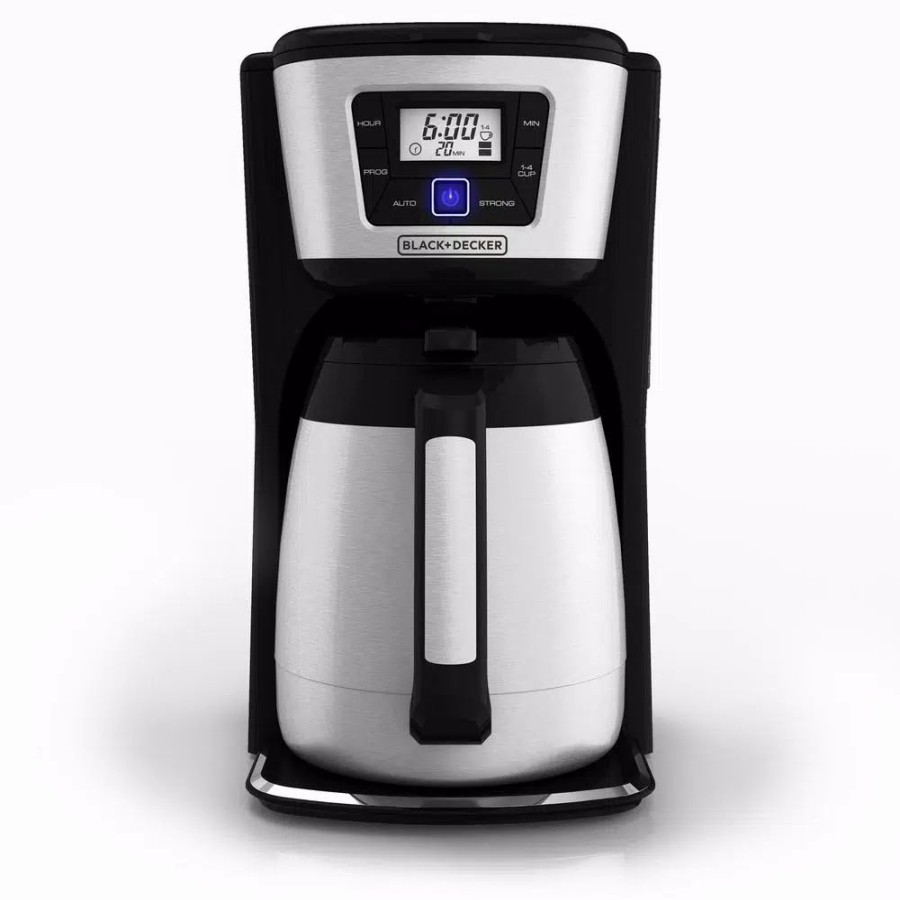 * Coffee Makers | Coffee Makers Black+Decker 12-Cup Programmable Stainless Steel Drip Coffee Maker With Thermal Carafe