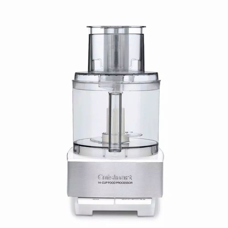 * Food Processing | Food Processing Cuisinart Custom 14-Cup 2-Speed White Stainless Steel Food Processor With Pulse Control