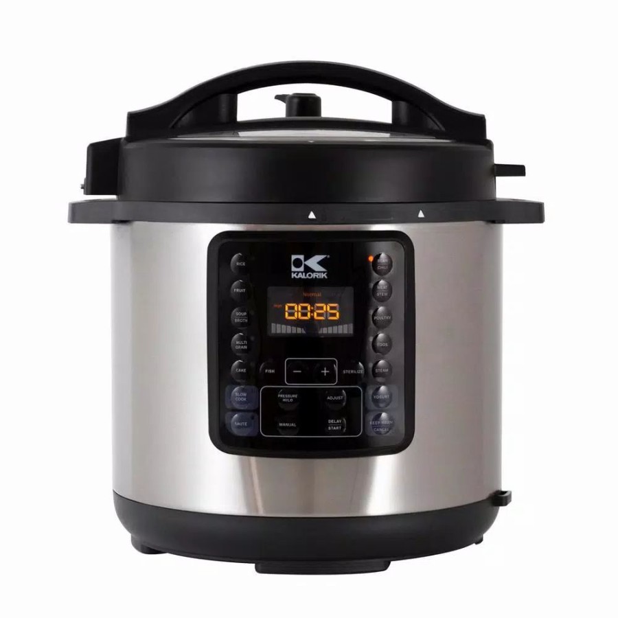 * Cookers | Cookers Kalorik 10-In-1 Multi Use 8 Qt. Stainless Steel Electric Pressure Cooker