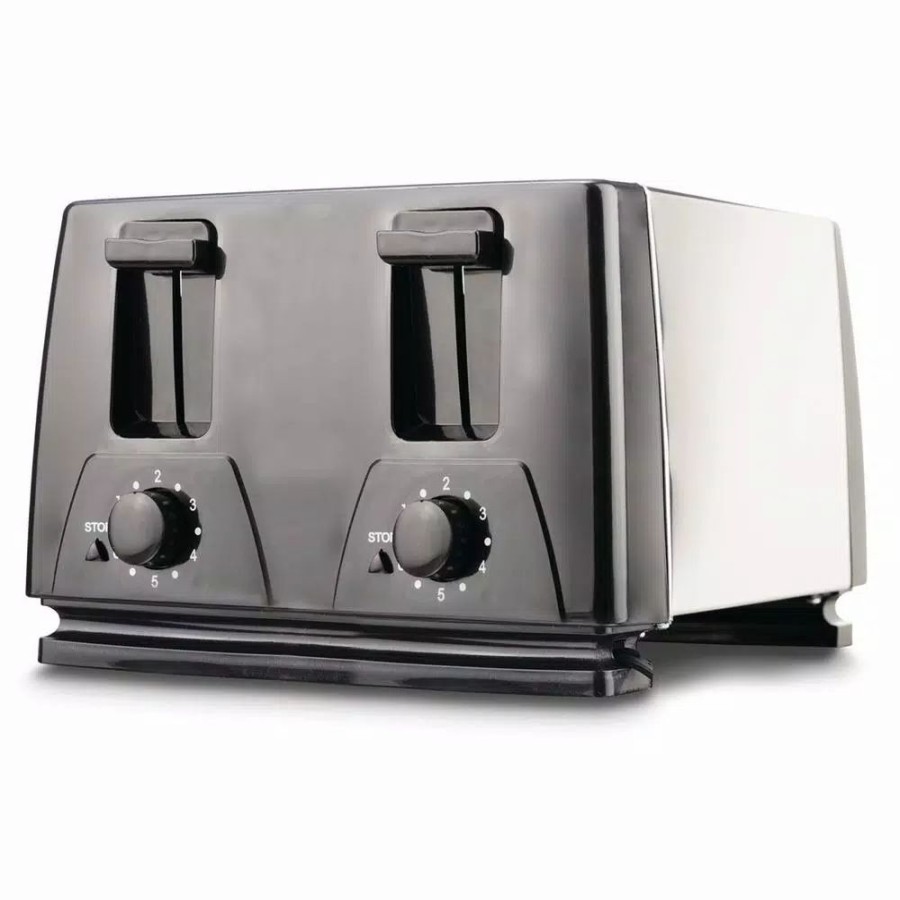 * Toasters | Toasters Brentwood 4-Slice Black Toaster