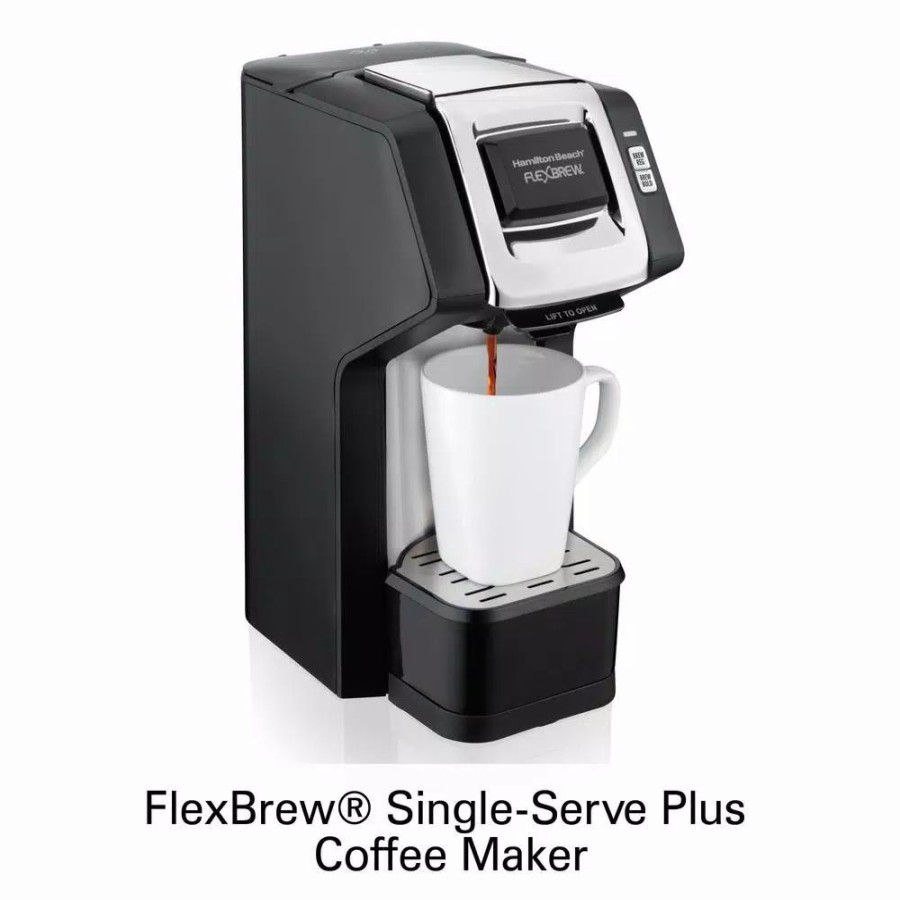 * Coffee Makers | Coffee Makers Hamilton Beach Flexbrew Black Single Serve Plus Coffee Maker