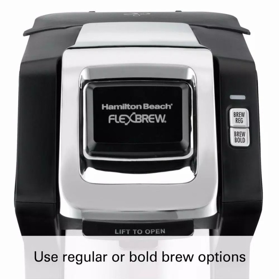 * Coffee Makers | Coffee Makers Hamilton Beach Flexbrew Black Single Serve Plus Coffee Maker