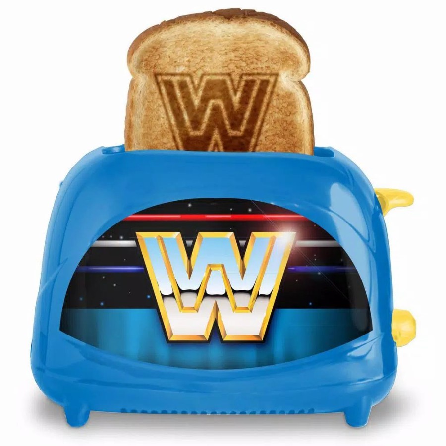 * Toasters | Toasters Uncanny Brands Blue Wwe Retro Two-Slice Toaster — 600 Watts