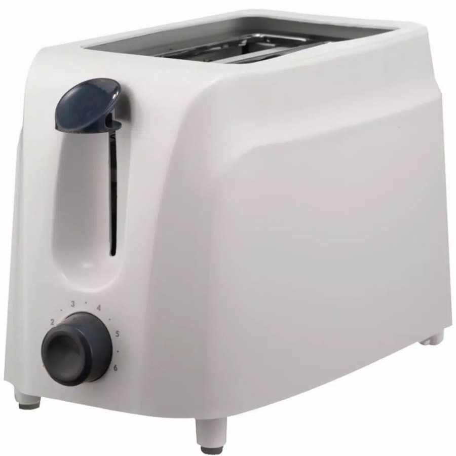 * Toasters | Toasters Brentwood 2-Slice White Toaster With Cool-Touch Exterior