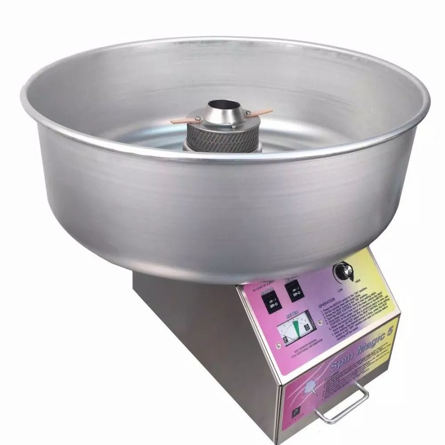 * Dessert Makers | Dessert Makers Paragon Spin Magic 5 Stainless Steel Countertop Cotton Candy Machine