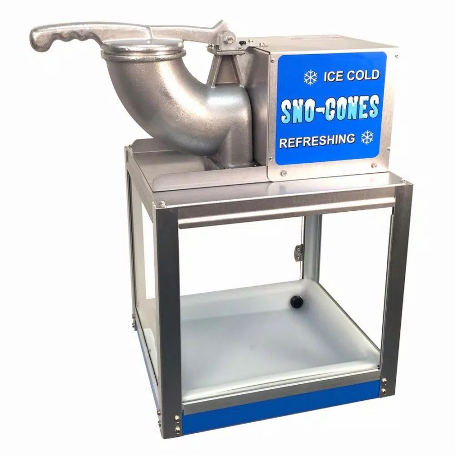 * Dessert Makers | Dessert Makers Paragon Simply-A-Blast 8000 Oz. Blue Stainless Steel Countertop Snow Cone Machine