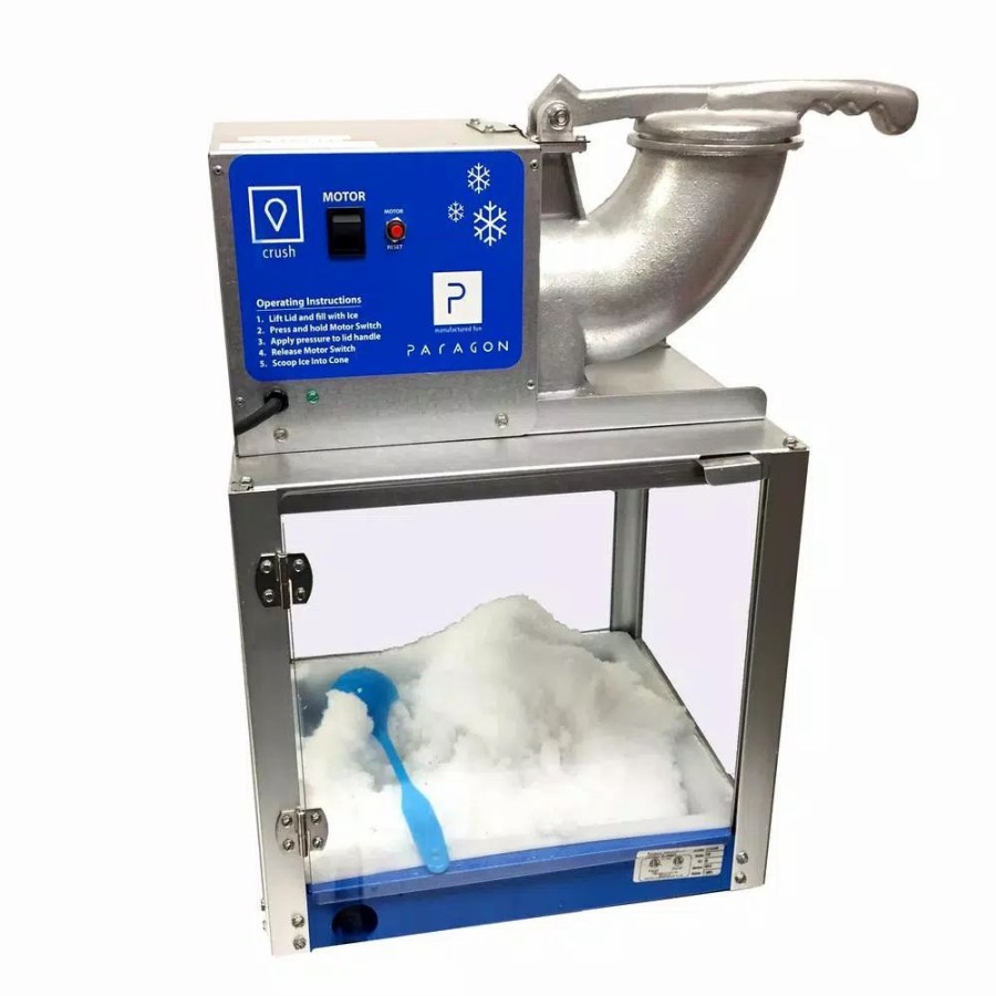 * Dessert Makers | Dessert Makers Paragon Simply-A-Blast 8000 Oz. Blue Stainless Steel Countertop Snow Cone Machine