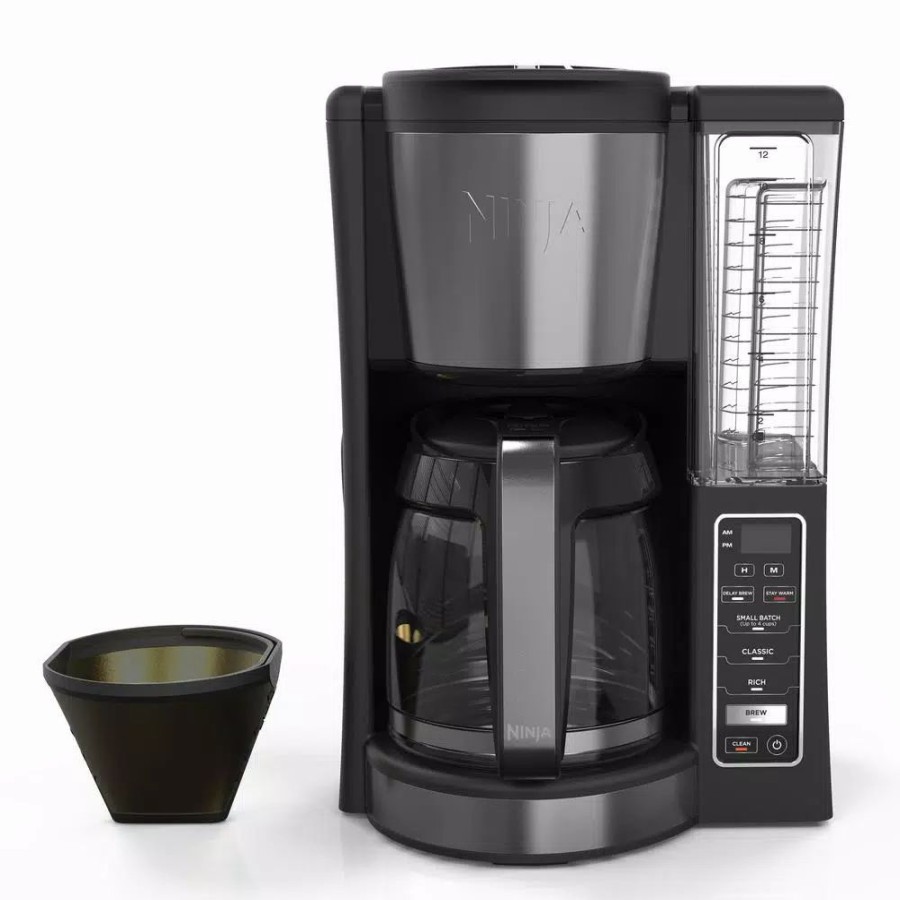 * Coffee Makers | Coffee Makers Ninja 12-Cup Programmable Black Drip Coffee Maker With Filter