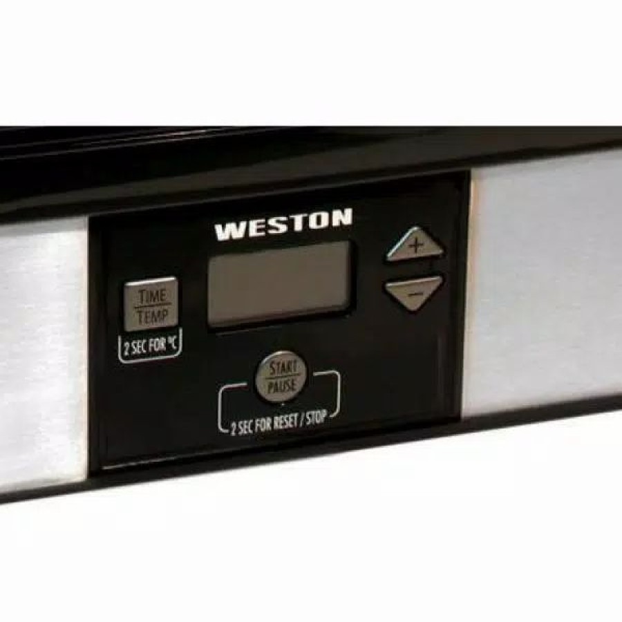 * Food Processing | Food Processing Weston 6-Tray Black Food Dehydrator With Temperature Sensor