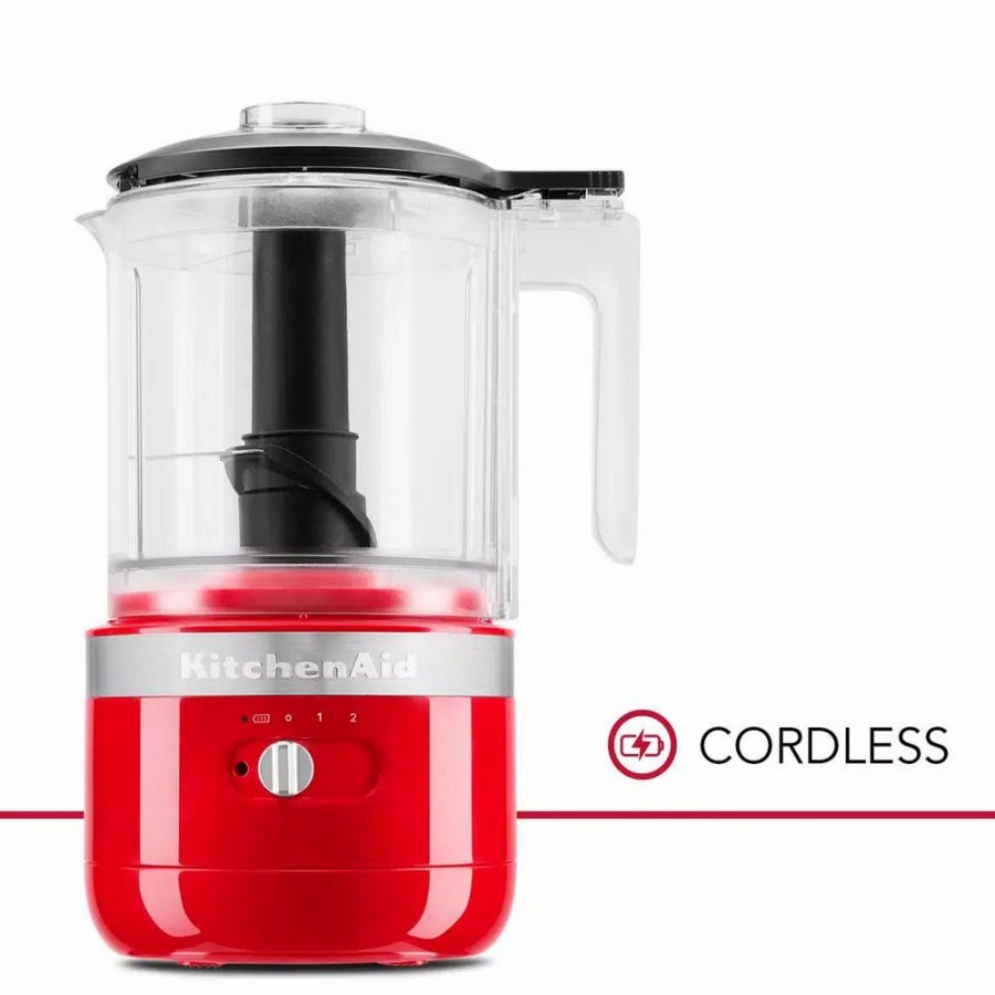 * Food Processing | Food Processing Kitchenaid Cordless 5-Cup Passion Red Food Chopper