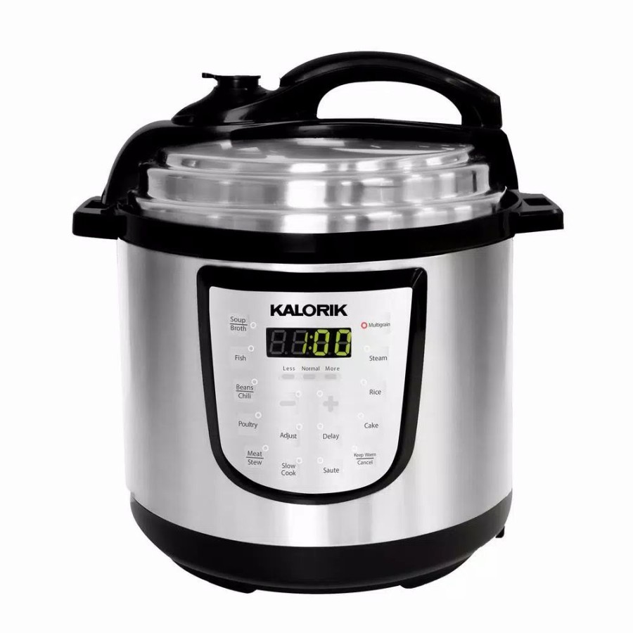 * Cookers | Cookers Kalorik 6 Qt. Stainless Steel Digital Electric Pressure Cooker