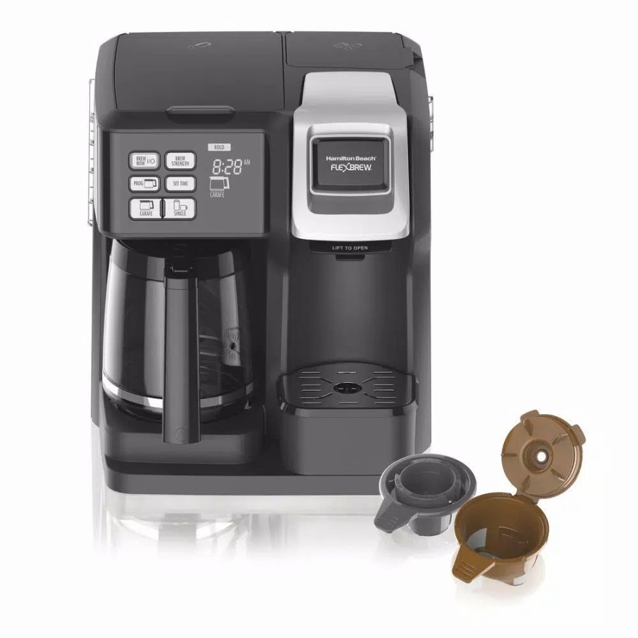 * Coffee Makers | Coffee Makers Hamilton Beach Flexbrew 12-Cup Black Drip Coffee Maker With Built-In Timer