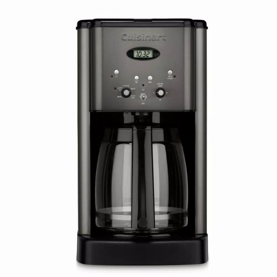 * Coffee Makers | Coffee Makers Cuisinart Brew Central 12-Cup Black Stainless Steel Drip Coffee Maker With Glass Carafe