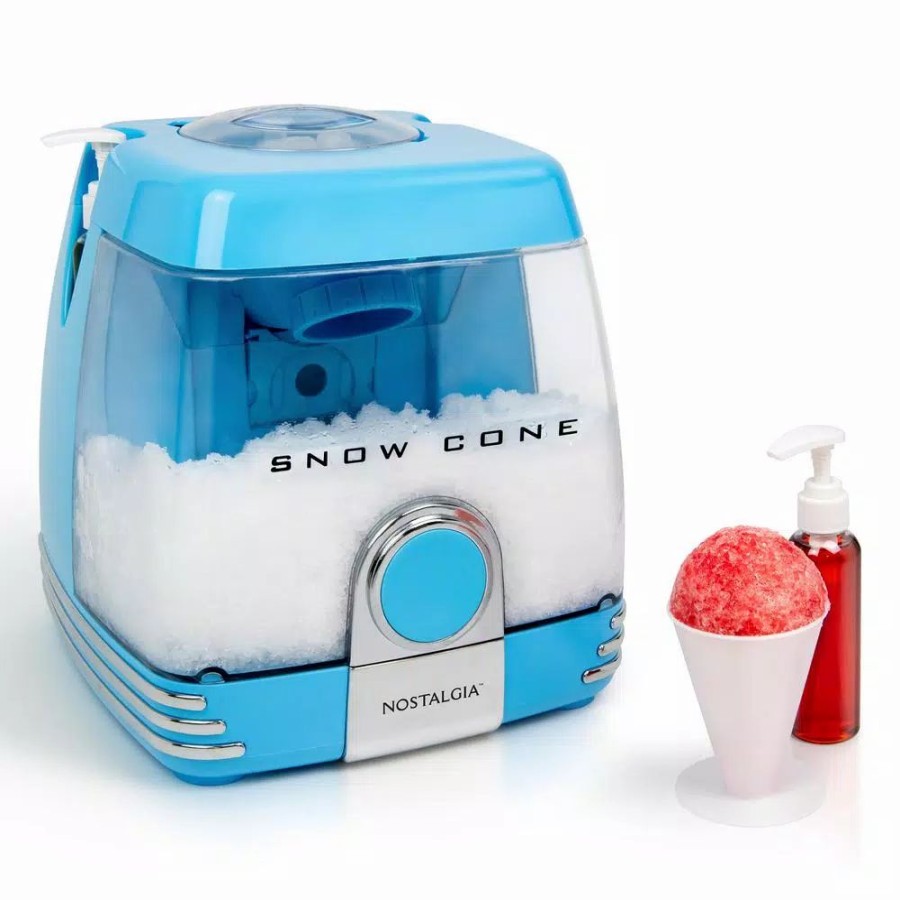 * Dessert Makers | Dessert Makers Nostalgia 240 Oz. Blue Countertop Snow Cone Machine