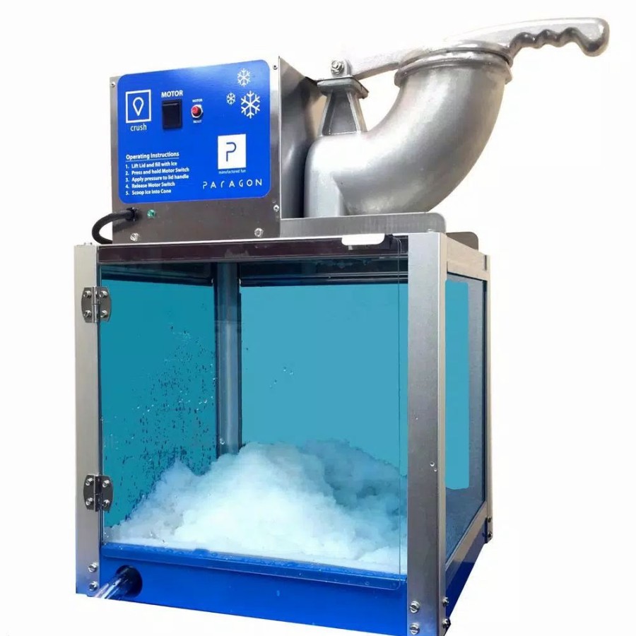 * Dessert Makers | Dessert Makers Paragon Arctic Blast 8000 Oz. Blue Stainless Steel Countertop Snow Cone Machine