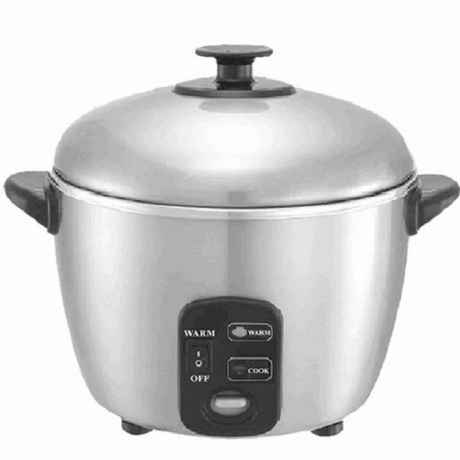 * Cookers | Cookers Spt 3-Cup Stainless Steel Rice Cooker