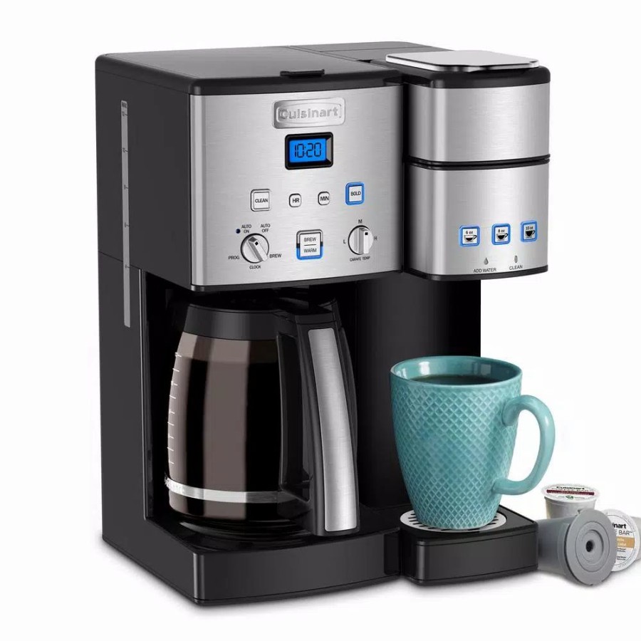 * Coffee Makers | Coffee Makers Cuisinart Coffee Center 12-Cup Stainless Steel Coffee Maker And Single-Serve Brewer