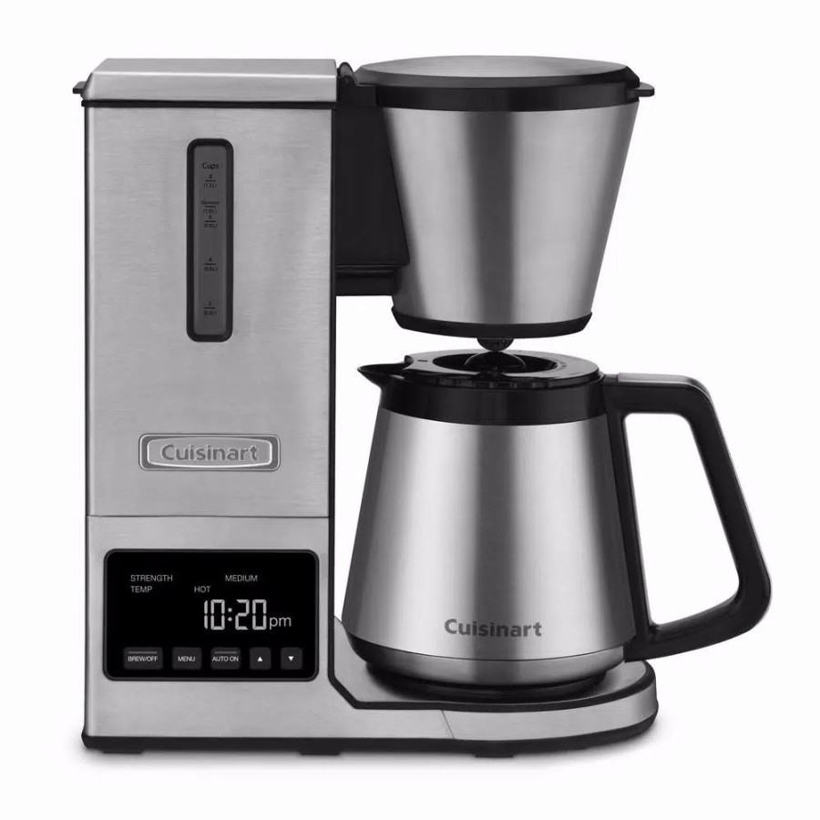 * Coffee Makers | Coffee Makers Cuisinart Pureprecision 8-Cup Programmable Silver Drip Coffee Maker