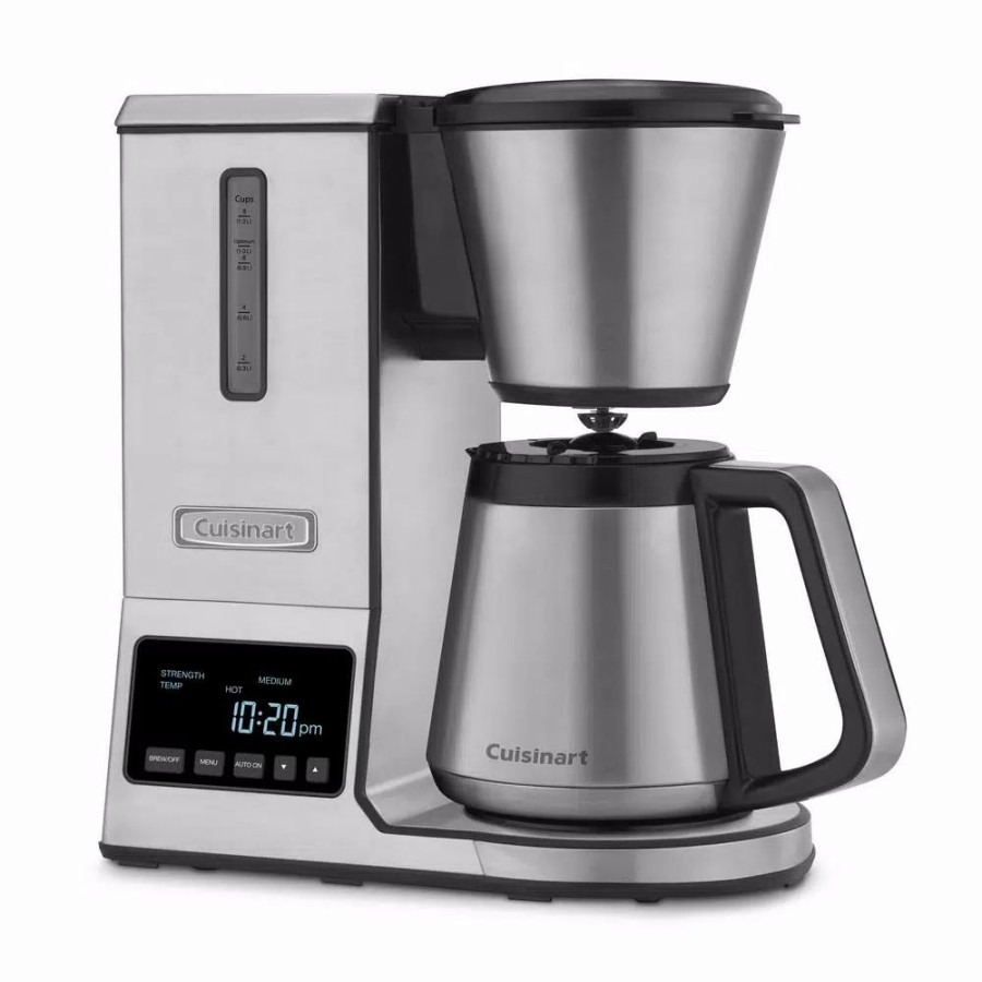 * Coffee Makers | Coffee Makers Cuisinart Pureprecision 8-Cup Programmable Silver Drip Coffee Maker