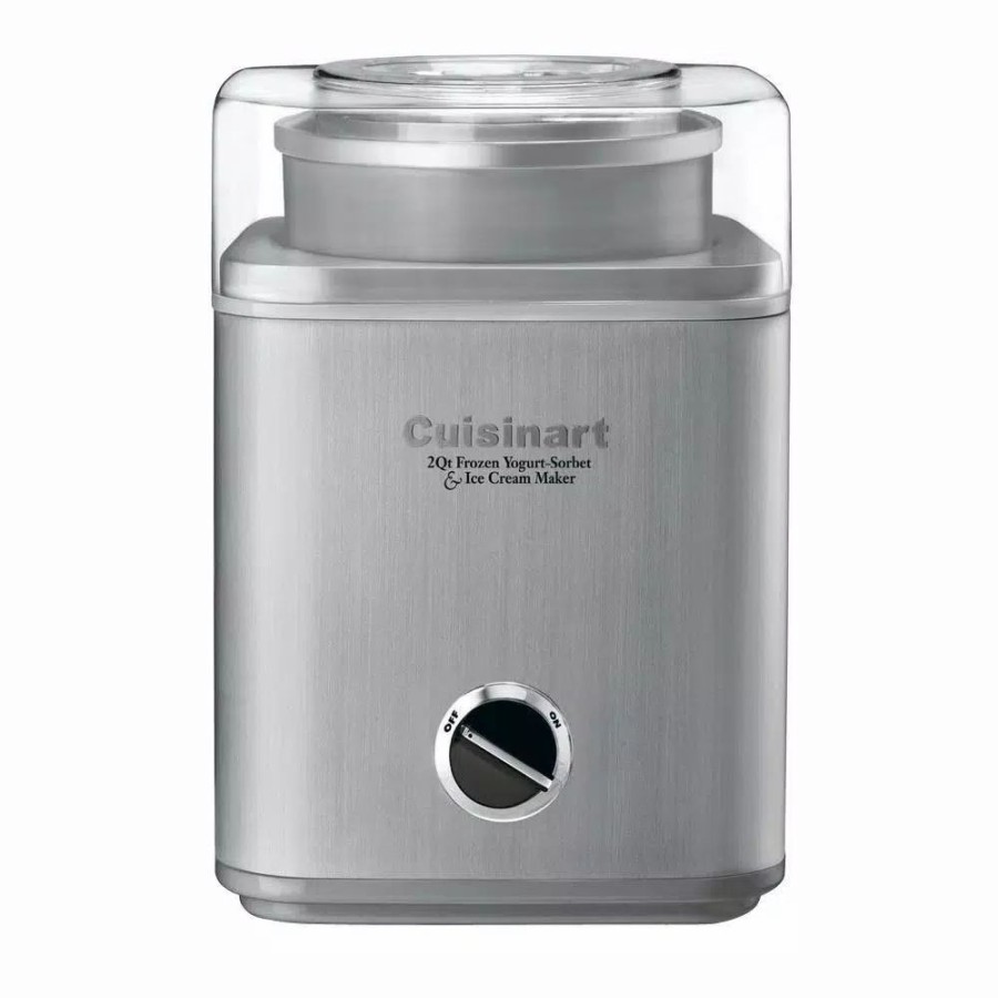 * Dessert Makers | Dessert Makers Cuisinart 2 Qt. Stainless Steel Ice Cream Maker With Control Panel