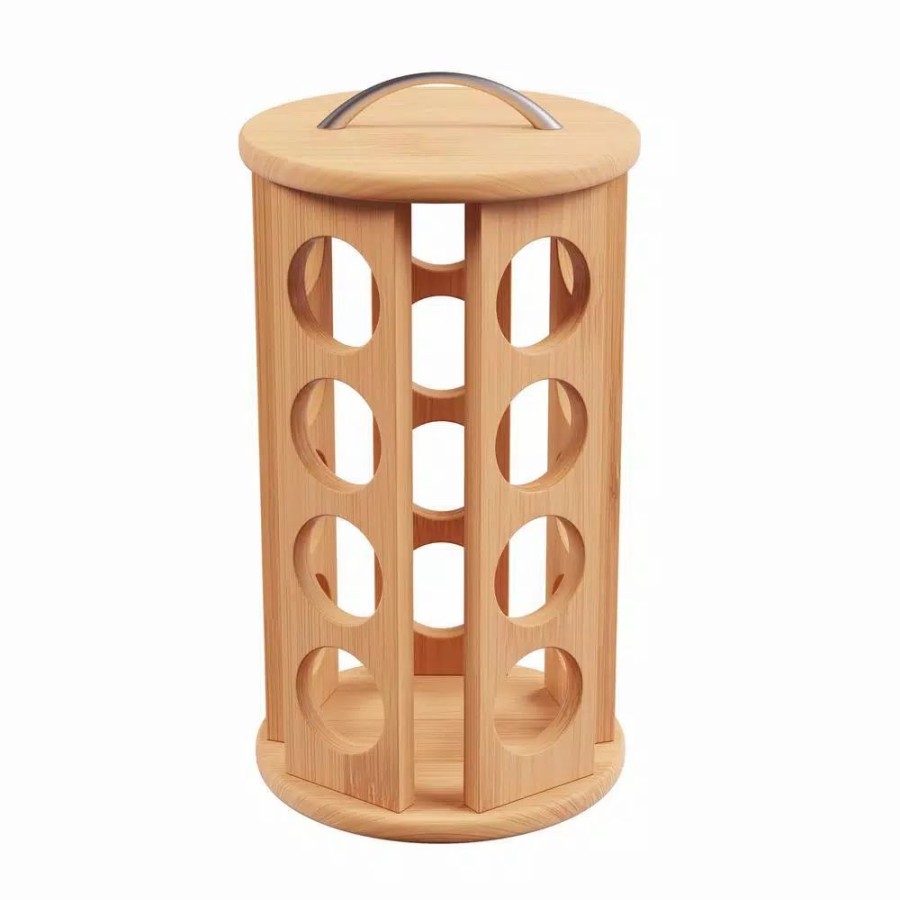 * Coffee Makers | Coffee Makers Classic Cuisine 30-Count Bamboo Coffee Pod Carousel