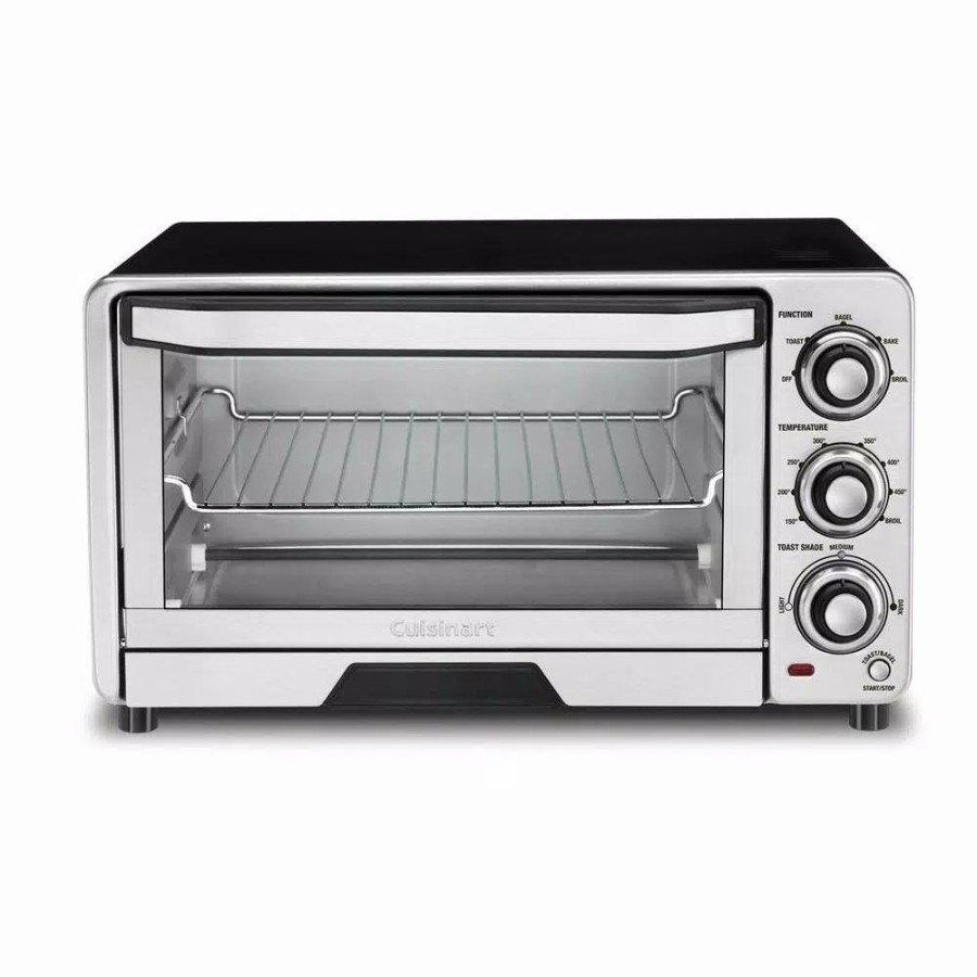 * Toasters | Toasters Cuisinart Custom Classic 1800 W 6-Slice Stainless Steel Toaster Oven With Recipe Book