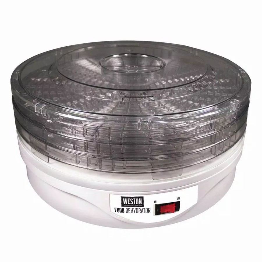 * Food Processing | Food Processing Weston 4-Tray White Food Dehydrator