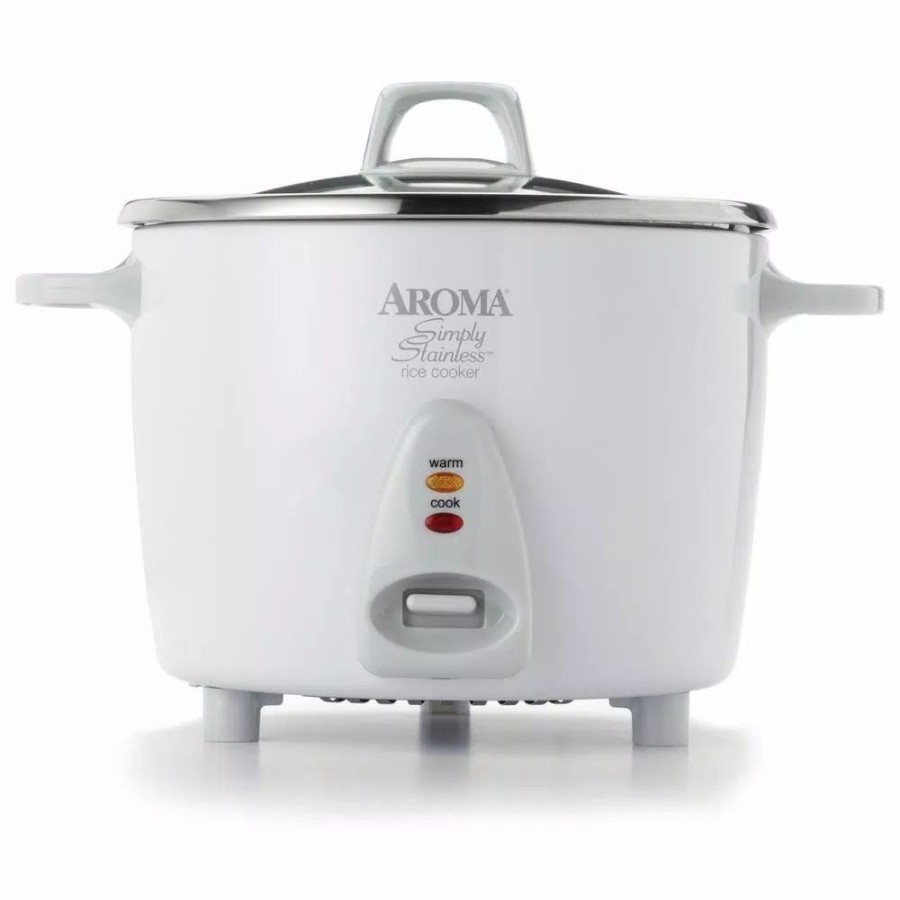 * Cookers | Cookers Aroma 14-Cup Rice Cooker In White