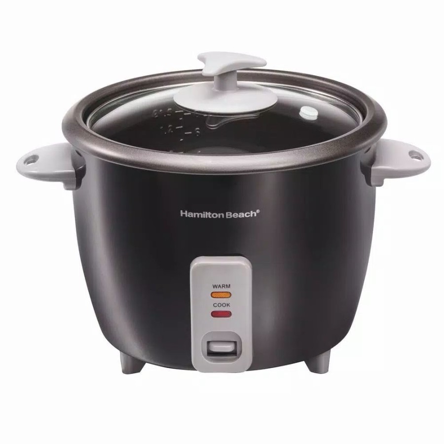 * Cookers | Cookers Hamilton Beach 16-Cup Black Rice Cooker