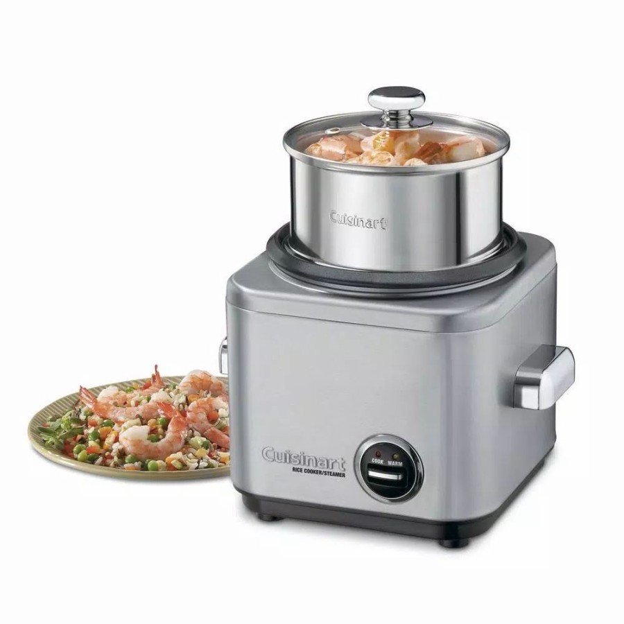 * Cookers | Cookers Cuisinart 4-Cup Stainless Steel Rice Cooker With Non-Stick Interior