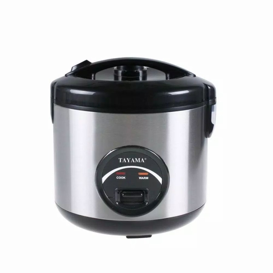 * Cookers | Cookers Tayama 10-Cups Stainless Steel Rice Cooker And Food Steamer