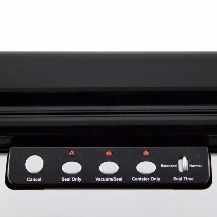 * Food Processing | Food Processing Nesco Black Food Vacuum Sealer With Bag Cutter