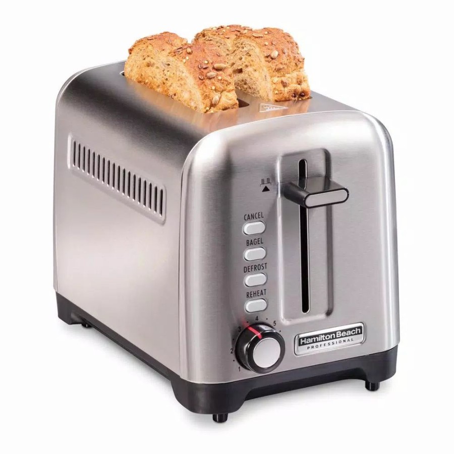 * Toasters | Toasters Hamilton Beach Pro 2-Slice Stainless Steel Wide Slot Toaster