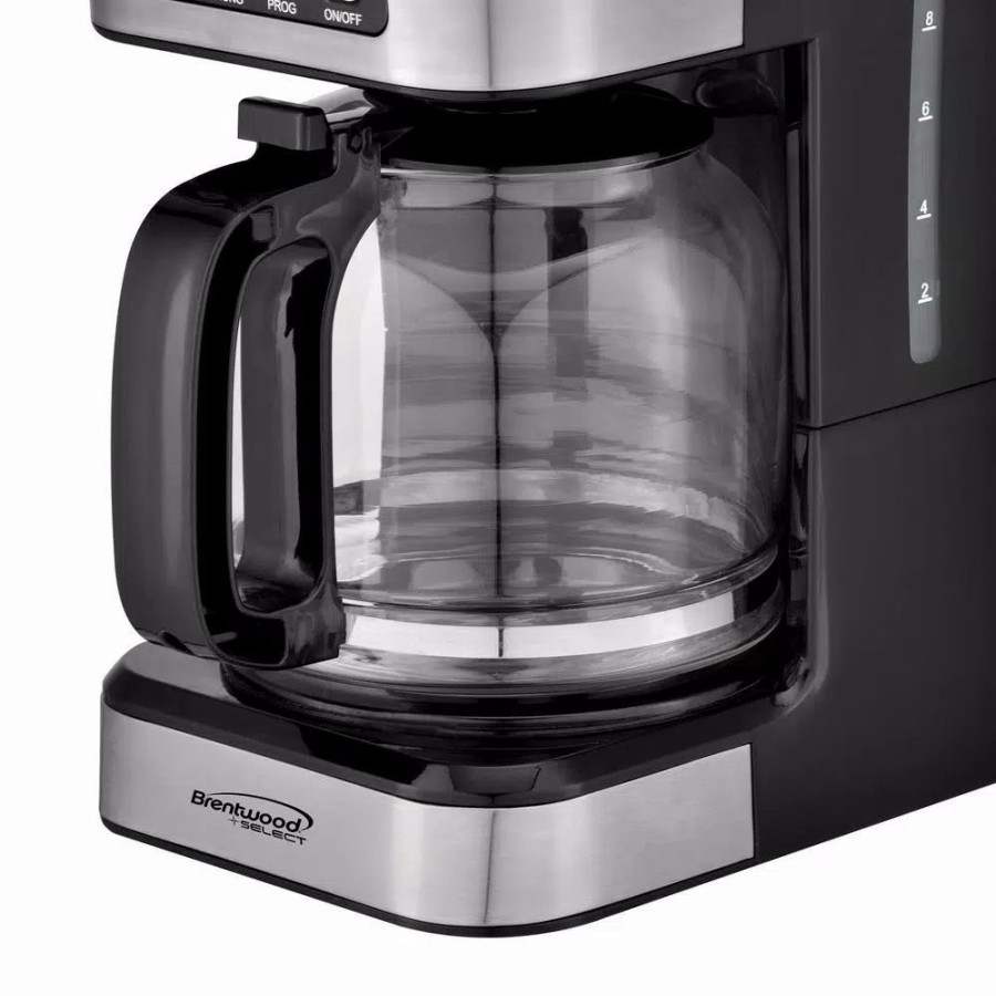 * Coffee Makers | Coffee Makers Brentwood Appliances 12-Cup Black Digital Coffee Maker