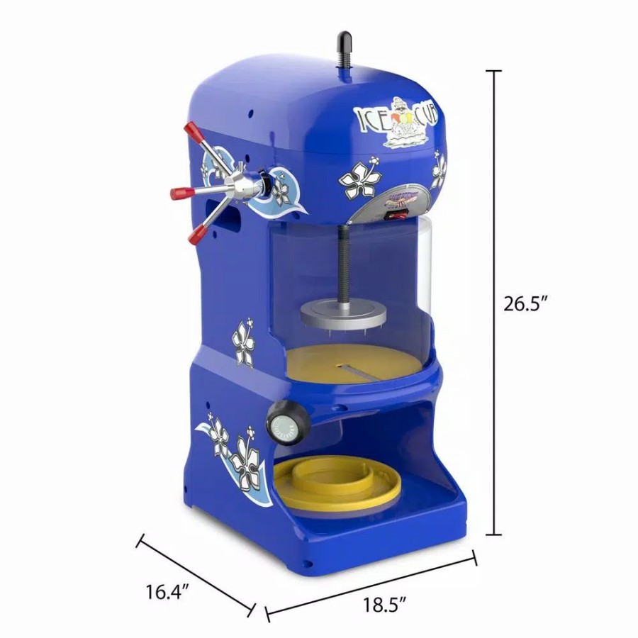 * Dessert Makers | Dessert Makers Great Northern 32 Oz. Blue Countertop Snow Cone Machine