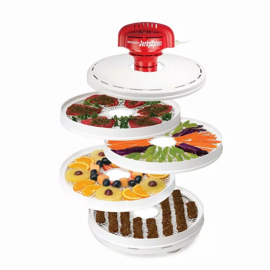 * Food Processing | Food Processing Nesco Jerky Xpress 4-Tray White Food Dehydrator