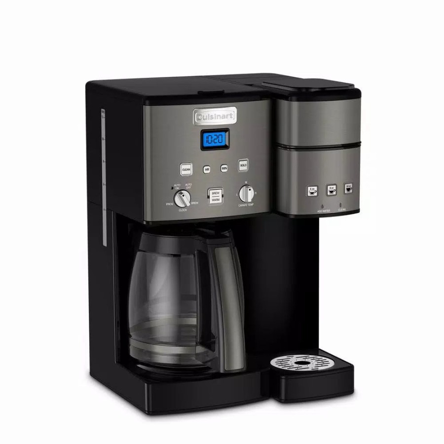 * Coffee Makers | Coffee Makers Cuisinart Coffee Center 12-Cup Black Stainless Steel Coffee Maker And Single Serve Brewer