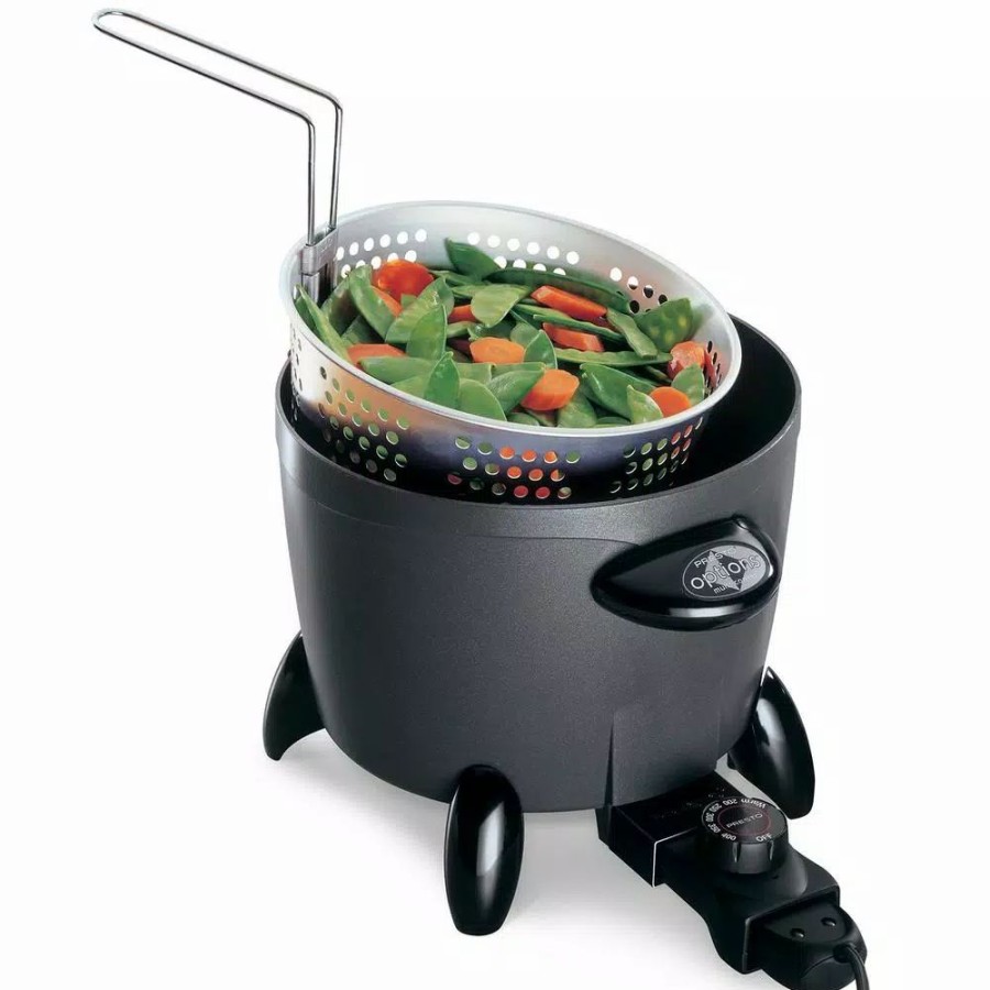 * Cookers | Cookers Presto Options 6 Qt. Dark Gray Electric Multi-Cooker